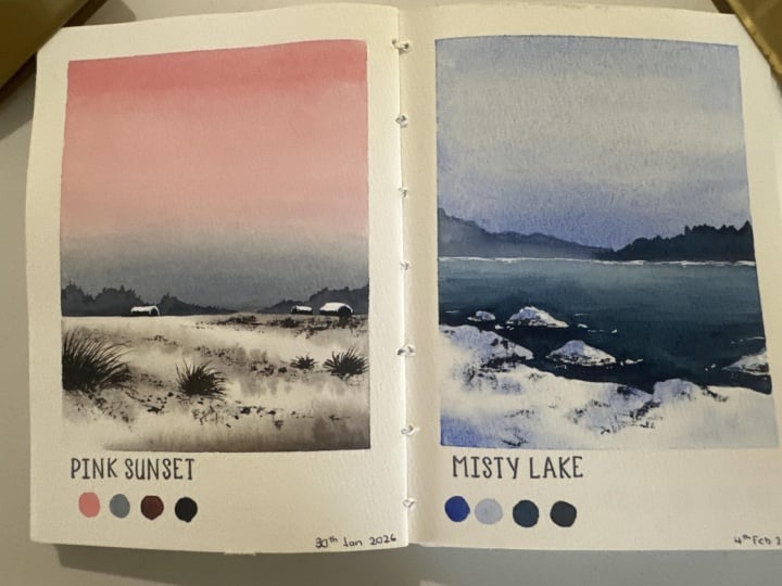 Soft and dreamy winter landscapes