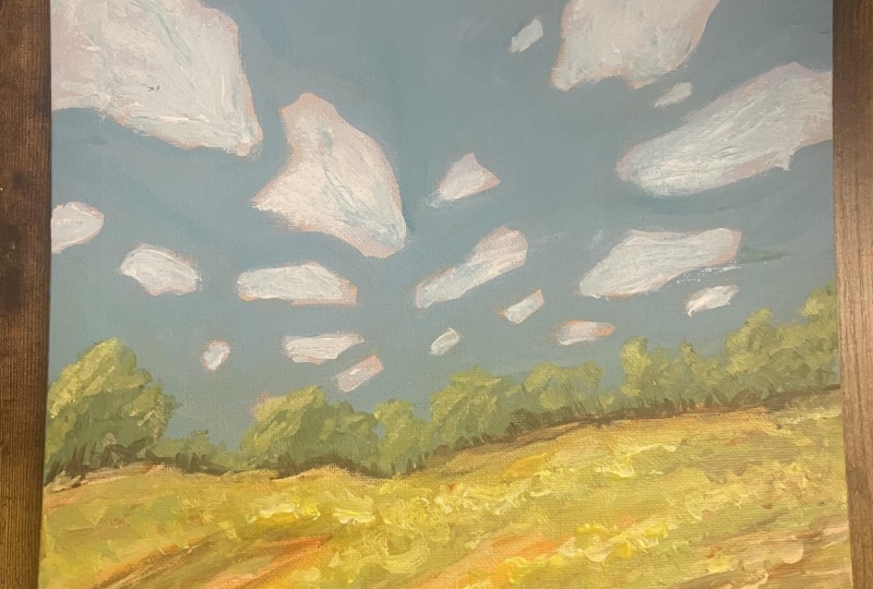 Easy Acrylic landscape painting