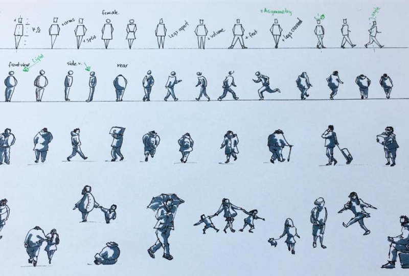 Doodling People