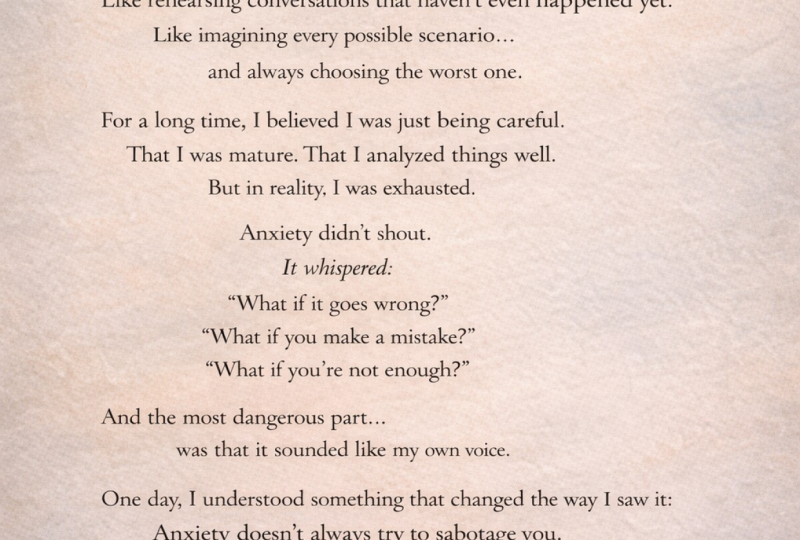 When Anxiety Whispers.