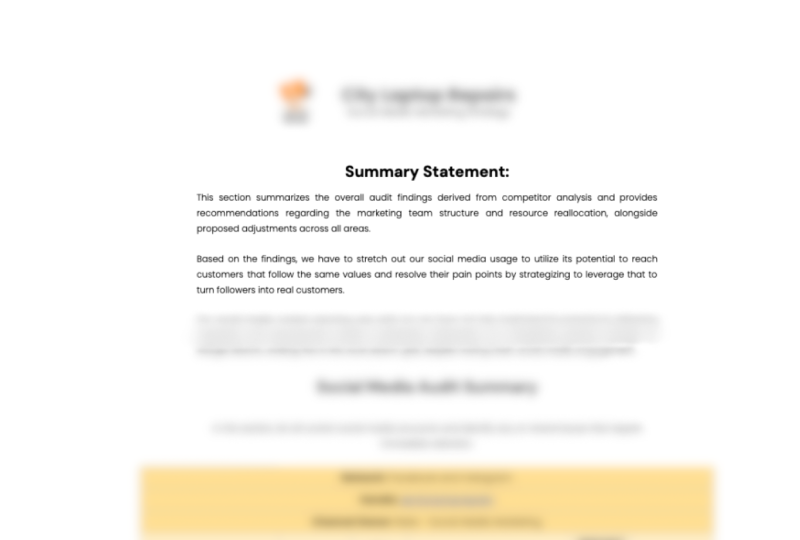 Social Media Marketing Strategy