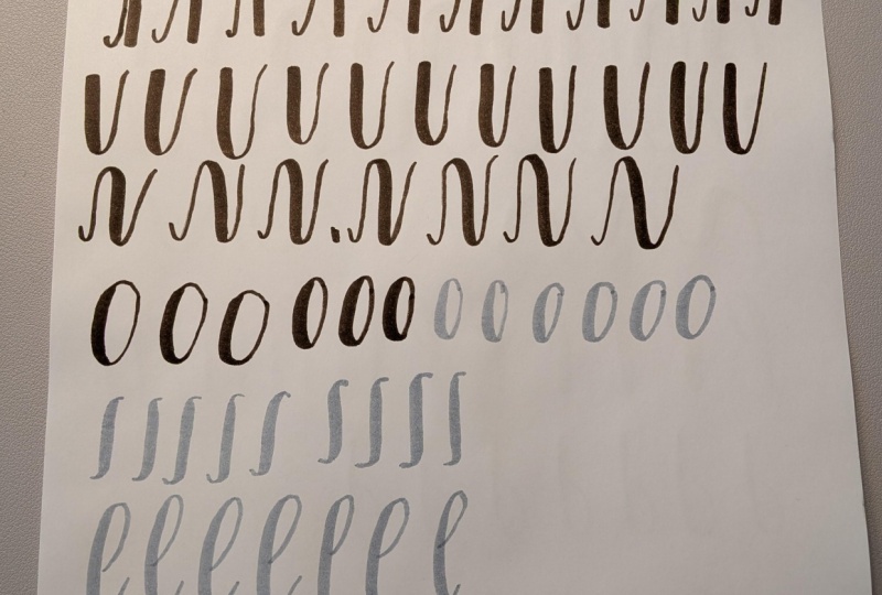 Hand Lettering Practice | Introduction to Modern Brush Calligraphy