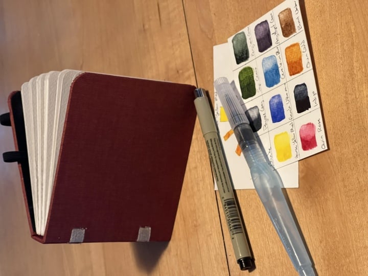 Small Watercolor Journal