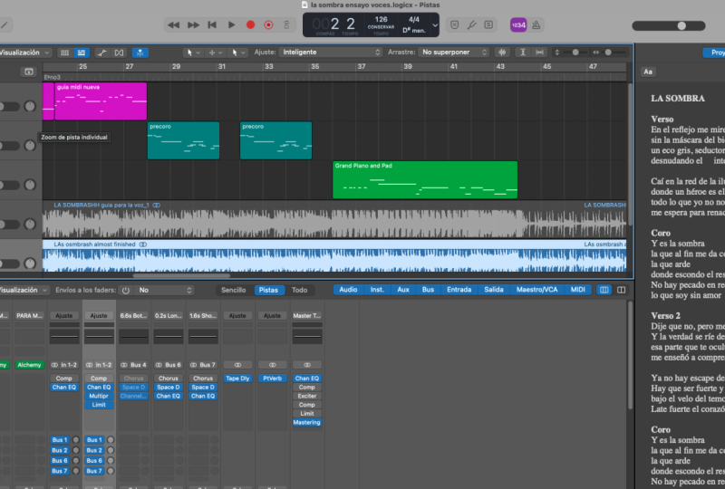 A work in proyect of one of my songs