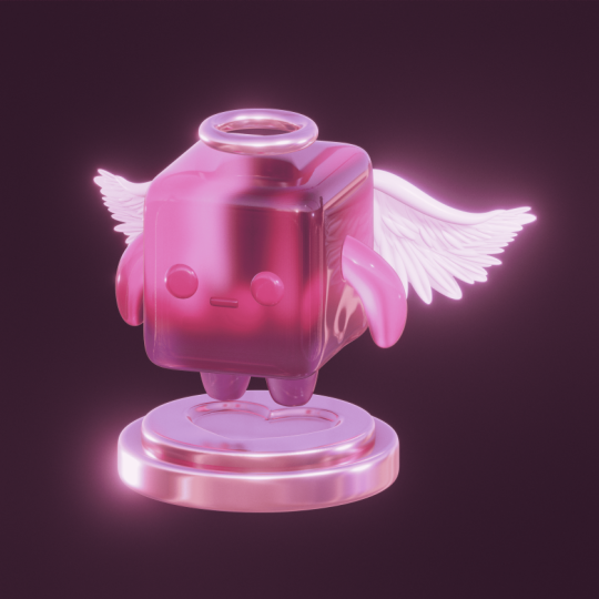 Angelic Pink Jelly Cube