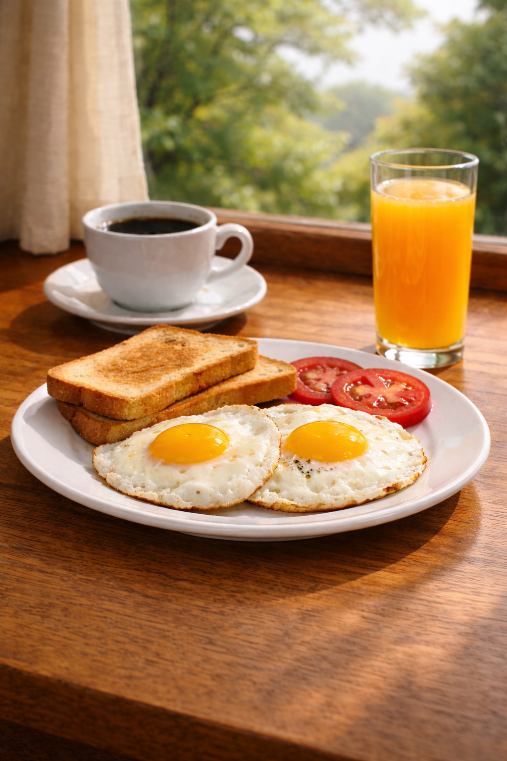 A sunny breakfast
