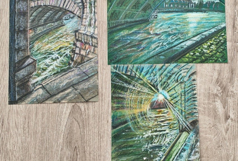 Impressionist drawing