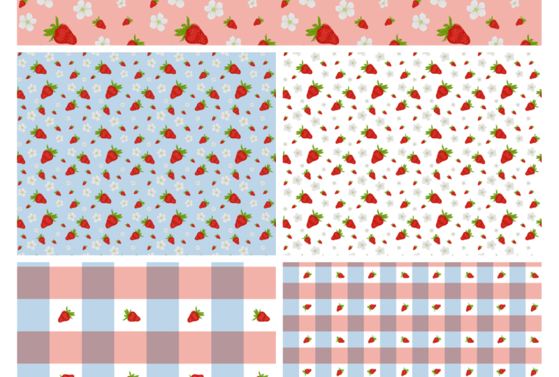 Twilight at strawberries sell sheet