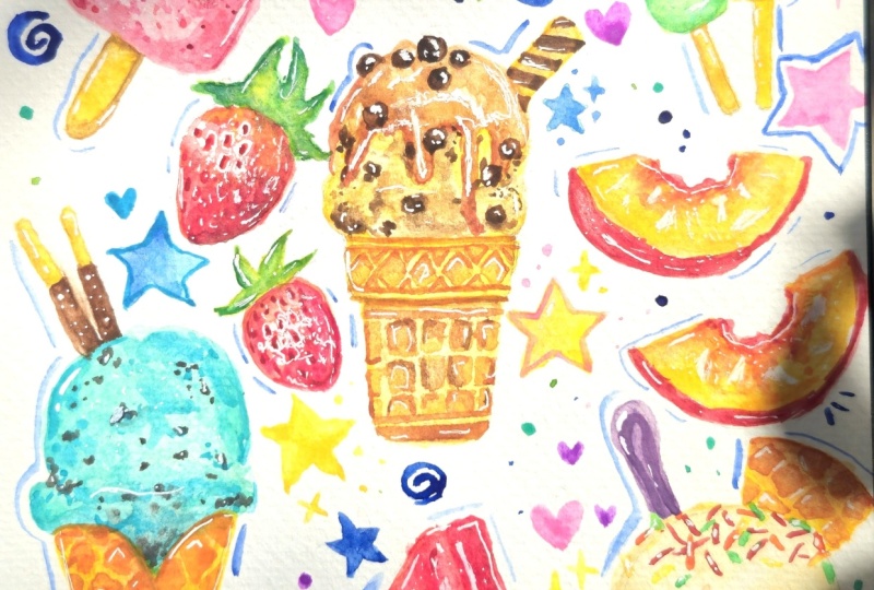 Watercolor Sweets