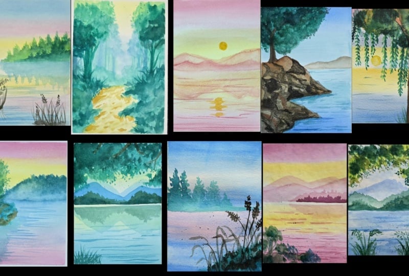 Beginner friendly watercolour
