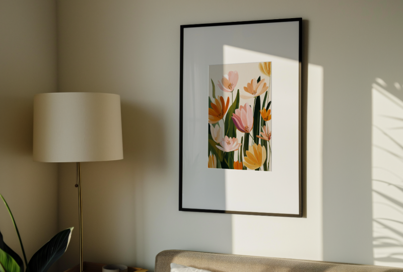 Wall art mockup