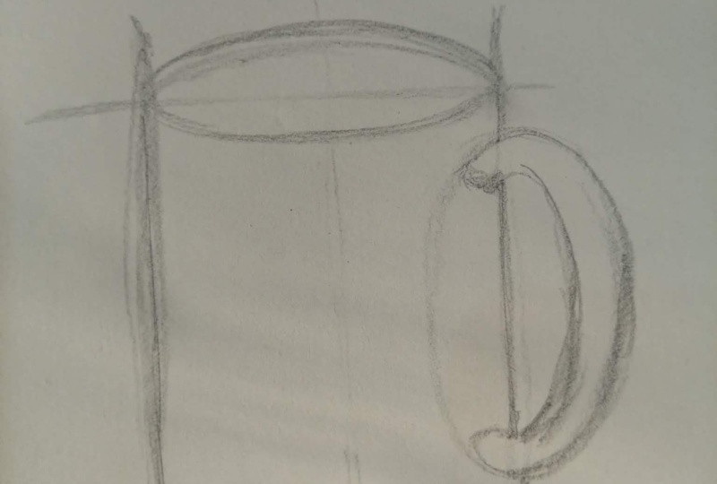 Loose drawing to rid myself of perfection and fear. Just do it!