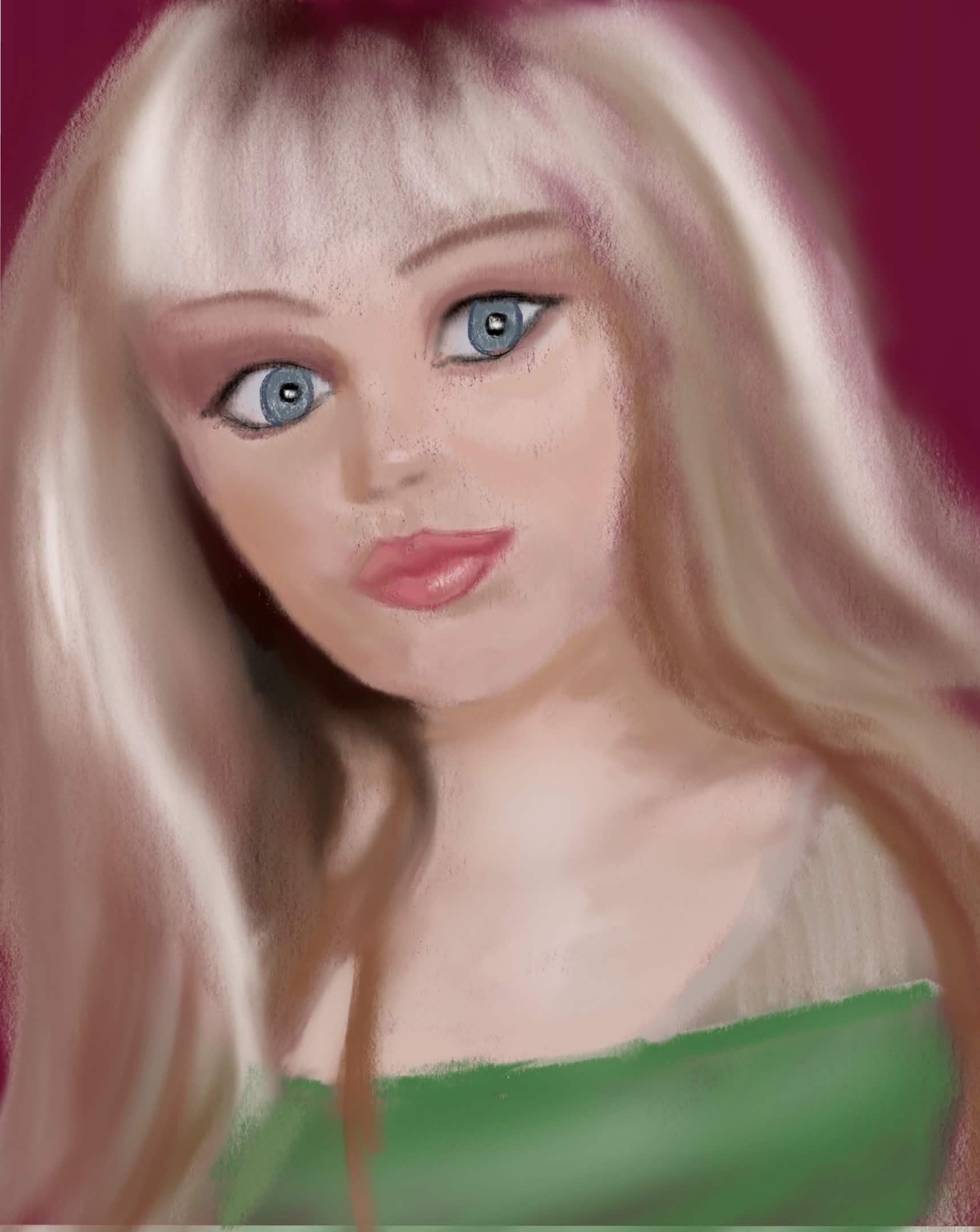 Portrait drawing - student project