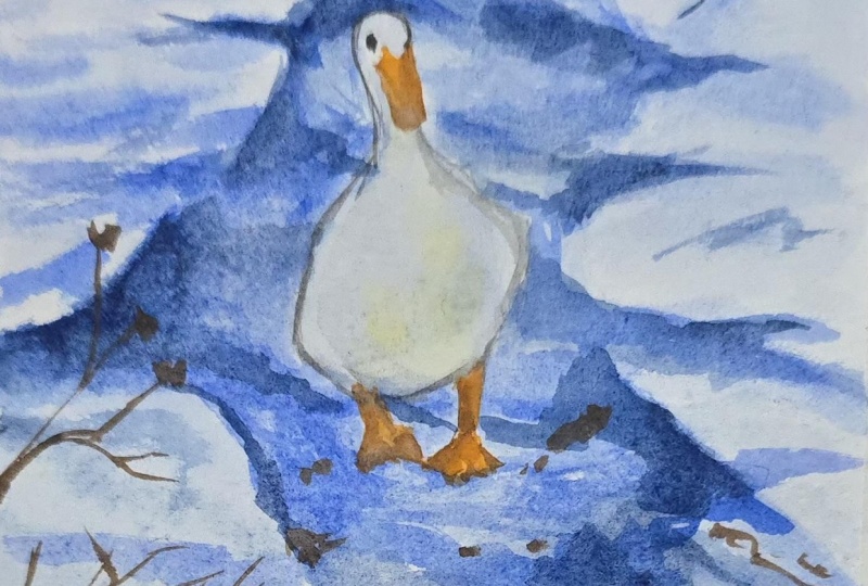 Painting for Winter moodboard