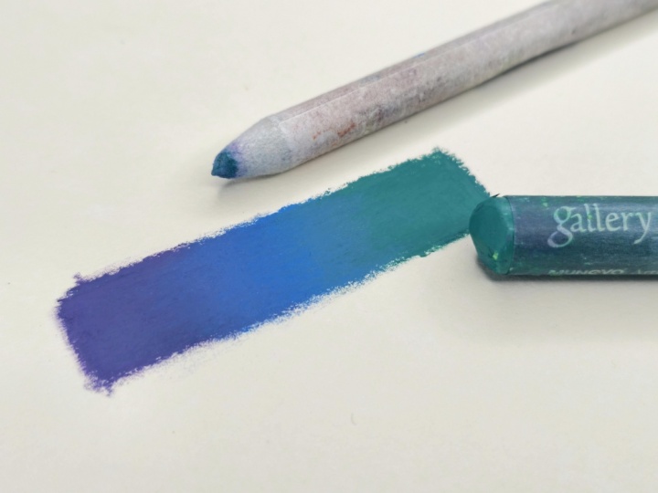 3 Color Gradient with Oil Pastels