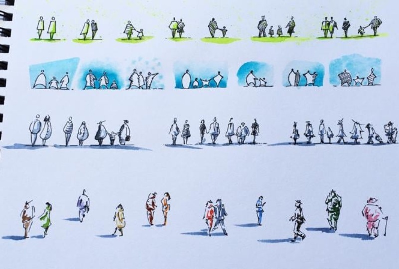 Sketching People