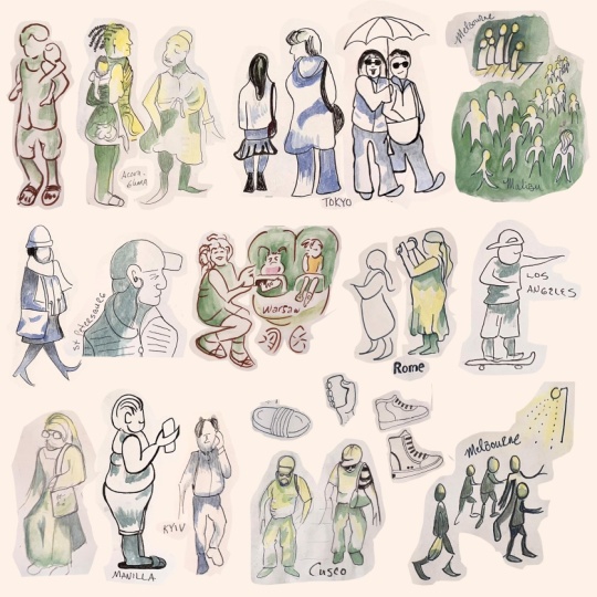 Sketching Across the Globe.