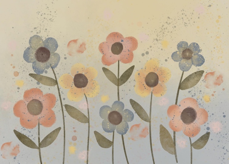 Watercolor flowers