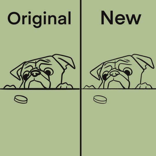 Subtle texture change to brush