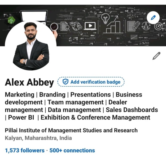 Optimisation of my own linkedin account