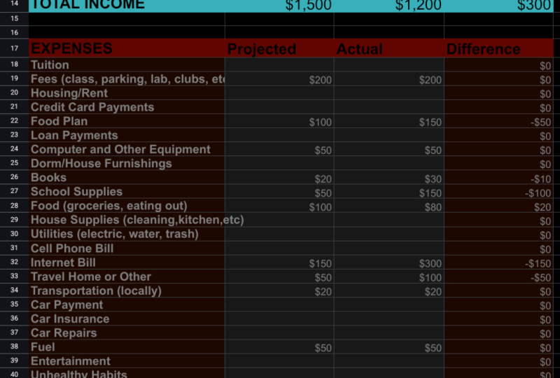 My Financial Plan