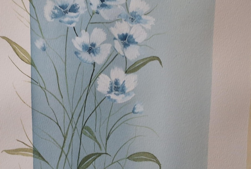 Watercolor and  Gouache