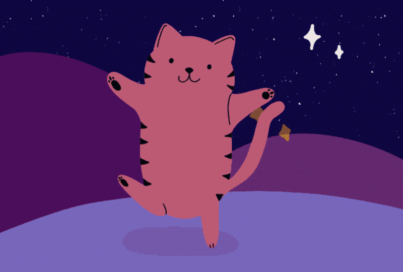 Dancing Cat Animation