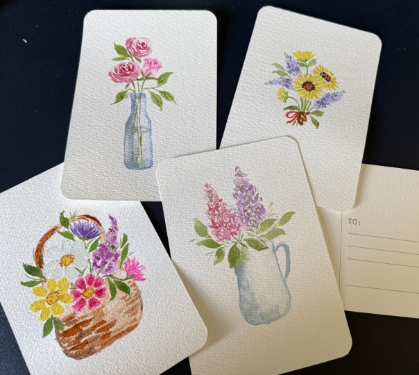 Mini Watercolor Florals