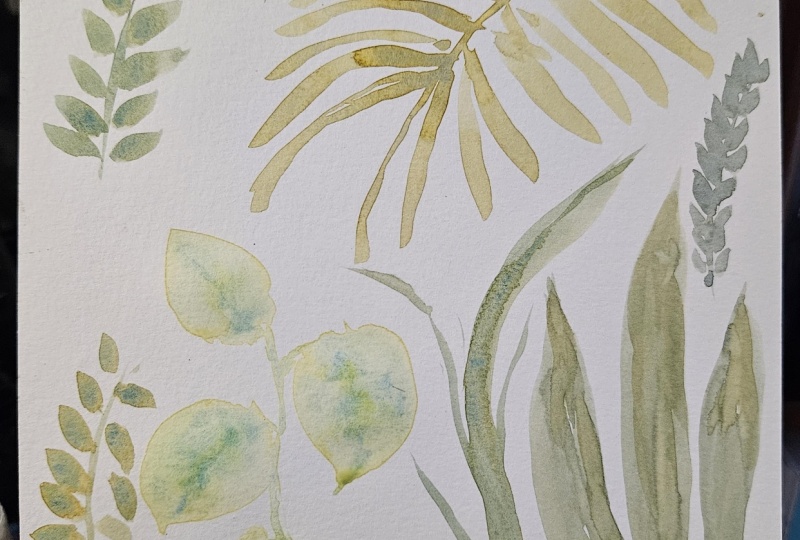 Simple green leaves