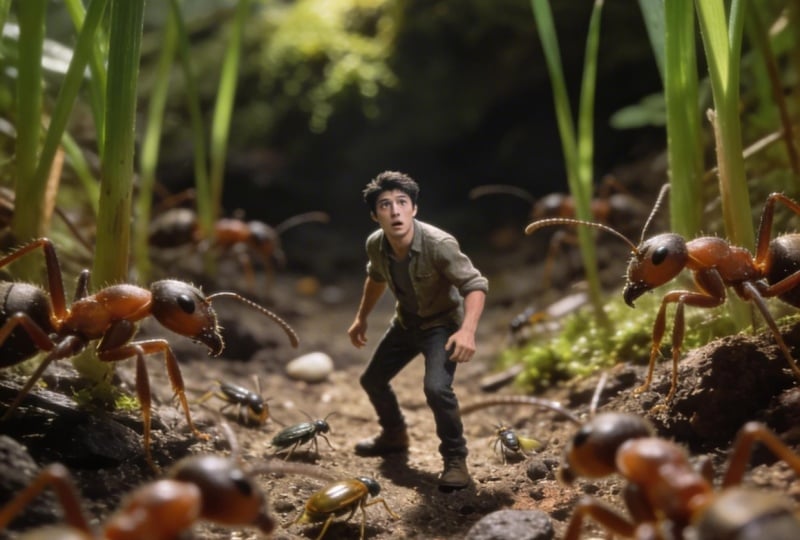 A Human in the World of Ants