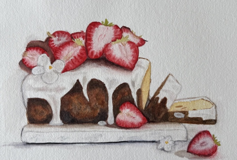 Trish strawberry cake