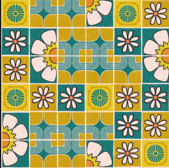 Before + After — MCM Kitchen Tile Design