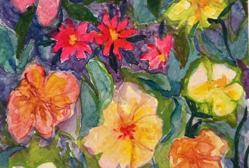 Floral painting