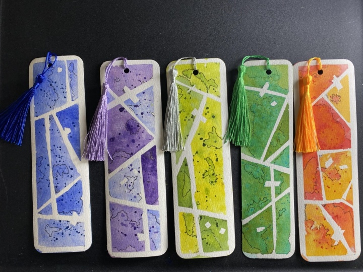 Mosaic Abstract Bookmarks