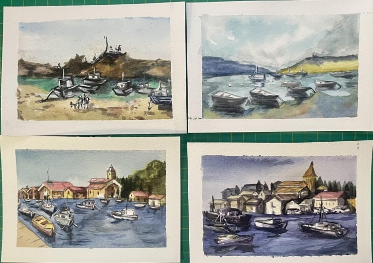 Coastal Watercolor