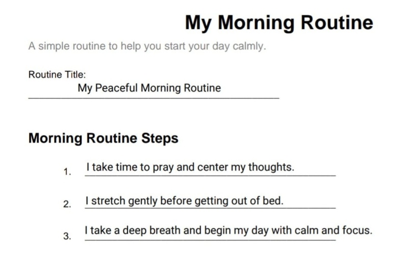 Morning Routine