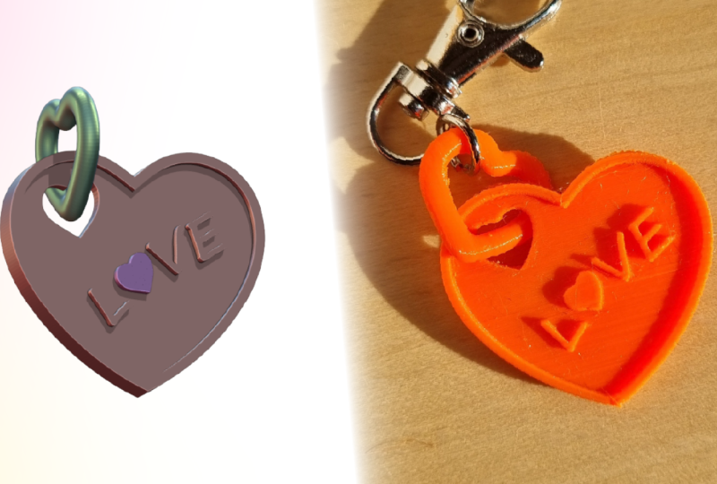 A Personalized Love Charm in Blender 3D!