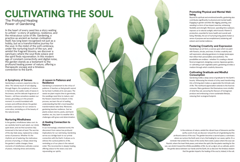 Typography Magazine Spread