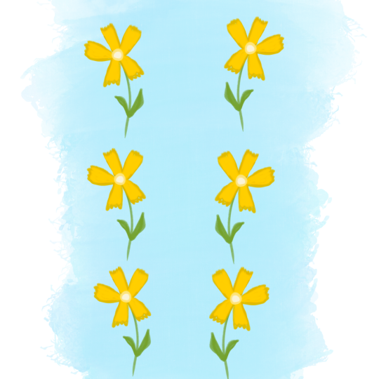 5 minute spring sketch