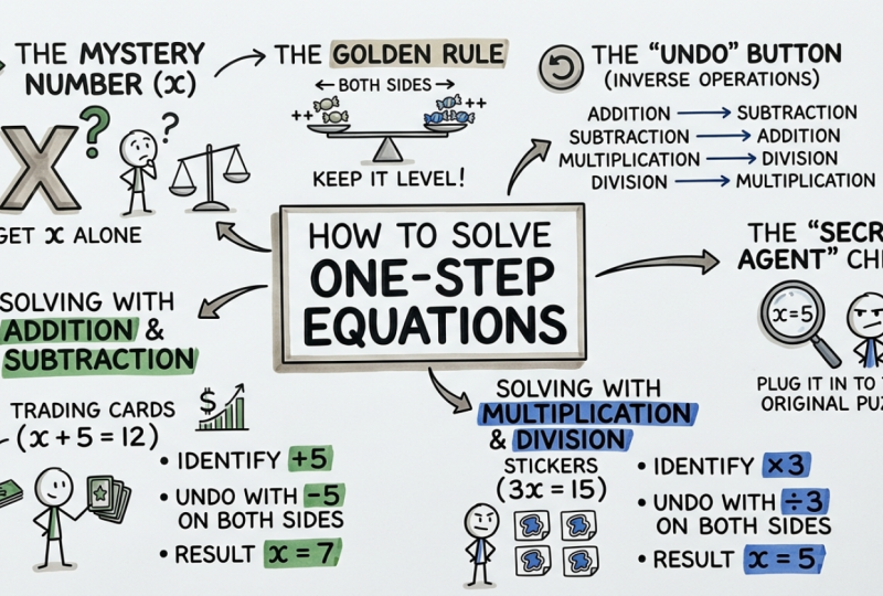 Math, Solving One-step Equations