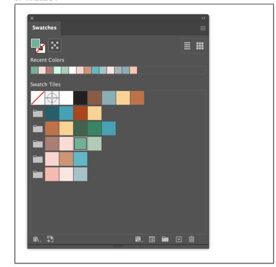 loads of colors in Adobe