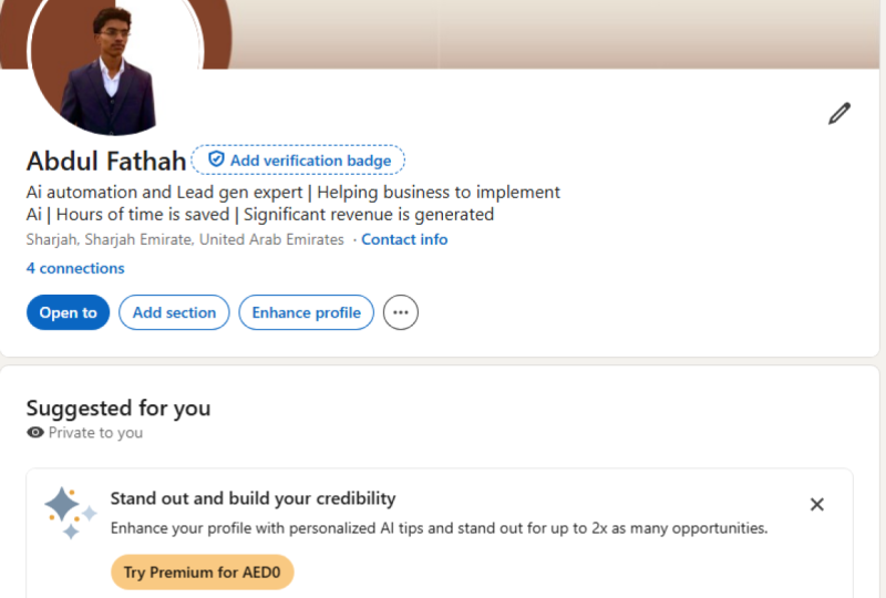 My linkedin profile