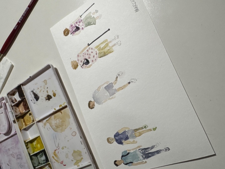 Learning to paint people