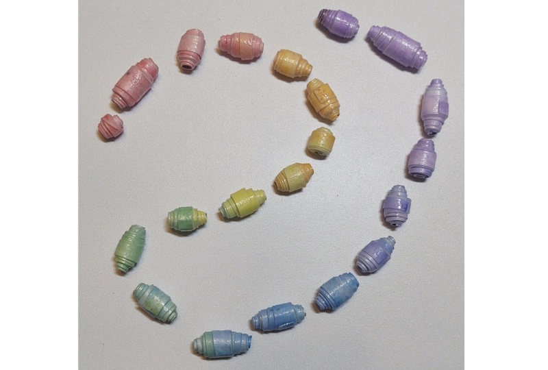 Watercolor Paper Beads