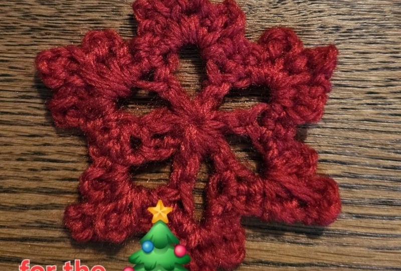 Red Snowflake