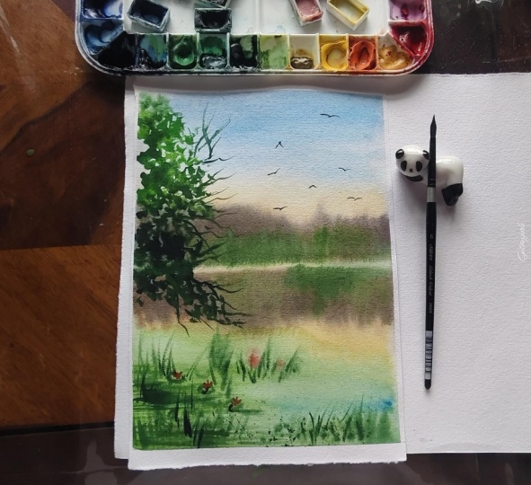 Seasons landscape