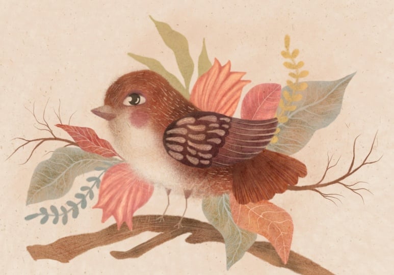 Whimsical bird