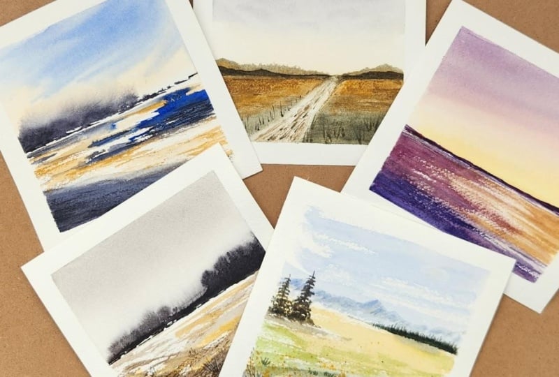 5 Mini Landscapes