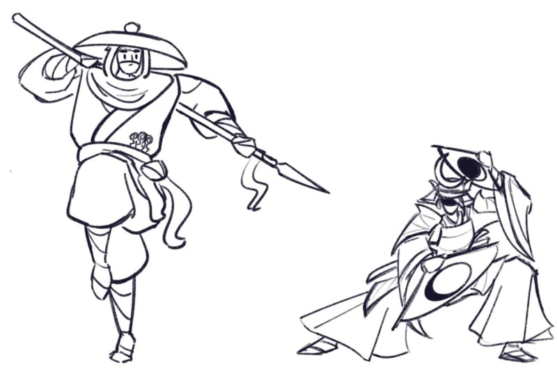 Sun ninja and Moon samurai Pt 2 - Gestures ☀️🌙
