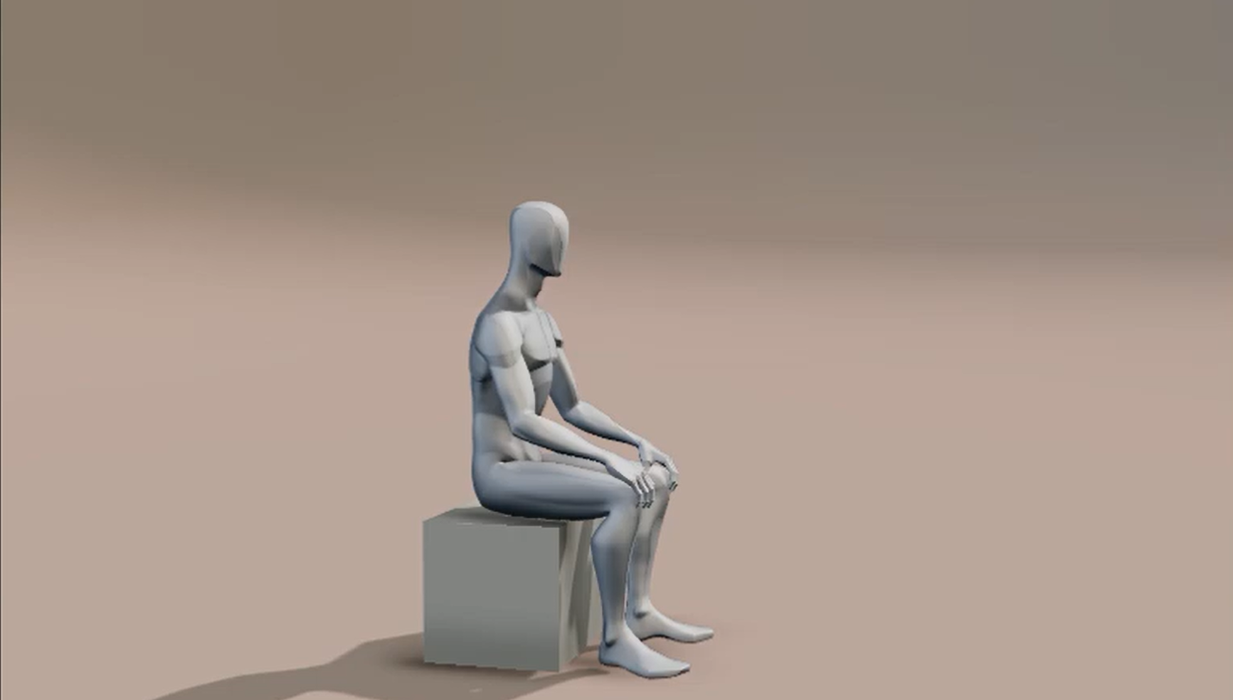 Animating a Get Up From a Chair - student project